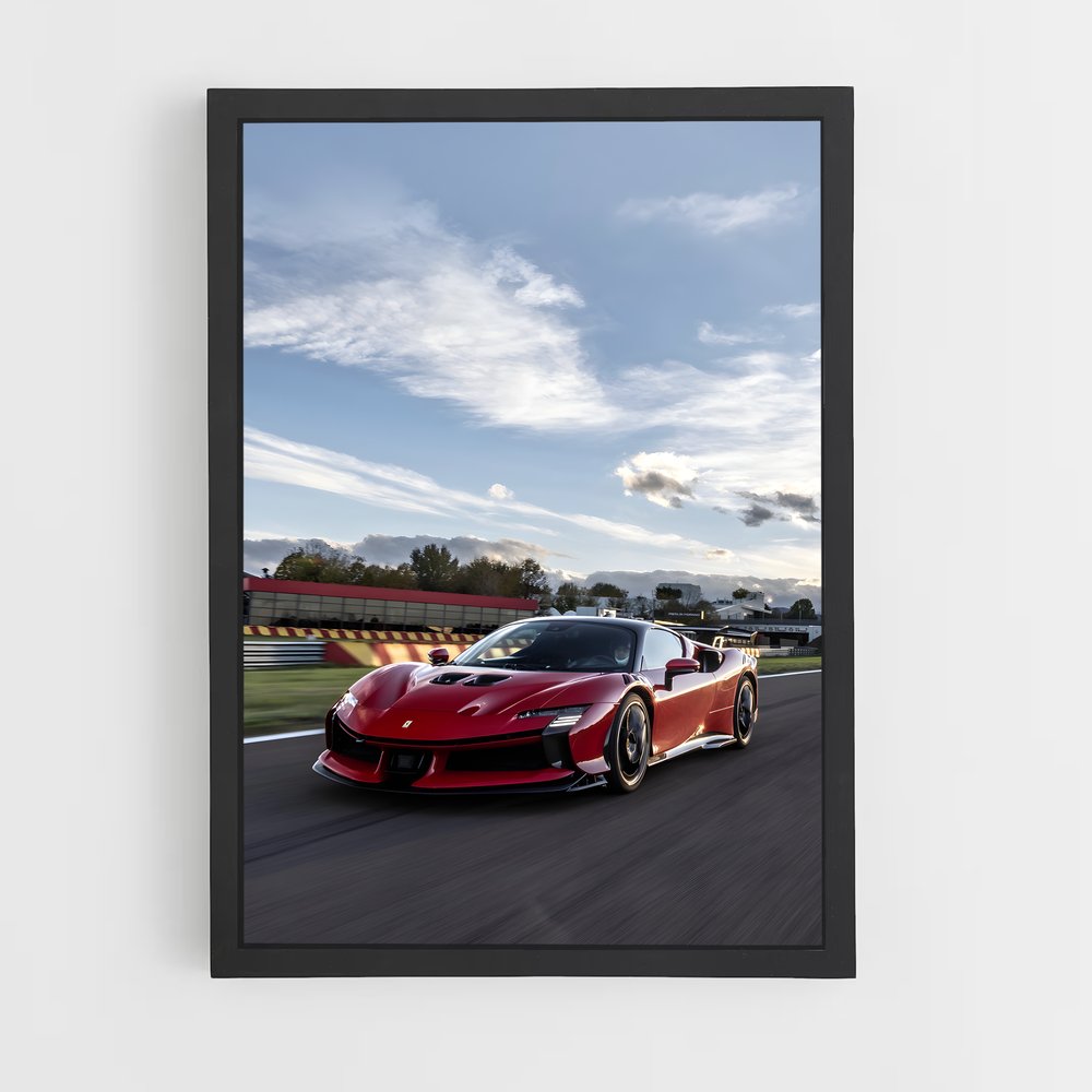 Poster stradale de Vitesse – affiche Ferrari (vue 2)